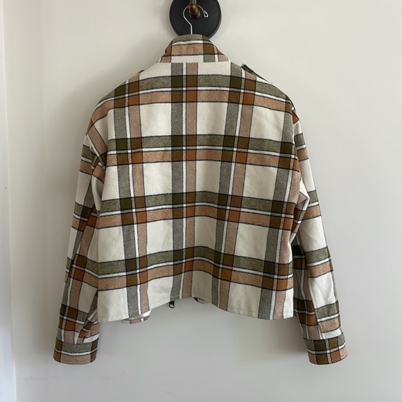 Cropped plaid RVCA jacket - Picture 5 of 5